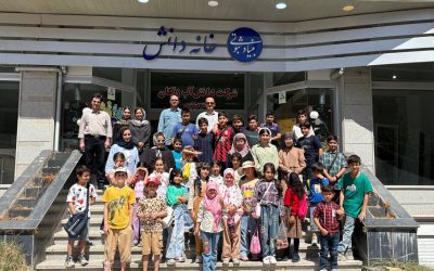 فرزندان کارکنان و اساتید دانشگاه زنجان در خانه دانش