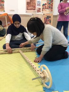 خانه دانش بنیاد ثبوتی - سازه‌بازی - سازه چوبی - دست سازه - جرثقیل بندر - زنجان