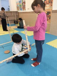 خانه دانش بنیاد ثبوتی - سازه‌بازی - سازه چوبی - دست سازه - جرثقیل بندر - زنجان