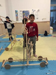 خانه دانش بنیاد ثبوتی - سازه‌بازی - سازه چوبی - دست سازه - جرثقیل بندر - زنجان