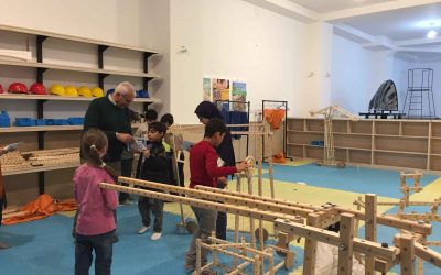 دانشآموز کاوشگر خانه دانش-مجموعه مسابقههای سازهبازی- جرثقیلِ بندر