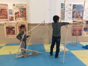 سازه‌بازی-خانه دانش-بنیاد ثبوتی-زنجان-سازه‌های چوبی-سکوی نفتی دریایی-پیچ و مهره-ساختنی