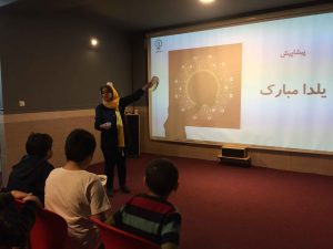 خانه دانش بنیاد ثبوتی - زنجان - رویداد بشقاب یلدا - سرامیک - سفال - نقاشی - رنگ استین - دبستان - پاییز - یلدا - 1404