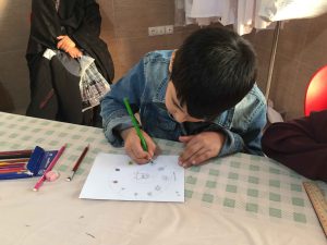 خانه دانش بنیاد ثبوتی - زنجان - رویداد بشقاب یلدا - سرامیک - سفال - نقاشی - رنگ استین - دبستان - پاییز - یلدا - 1404