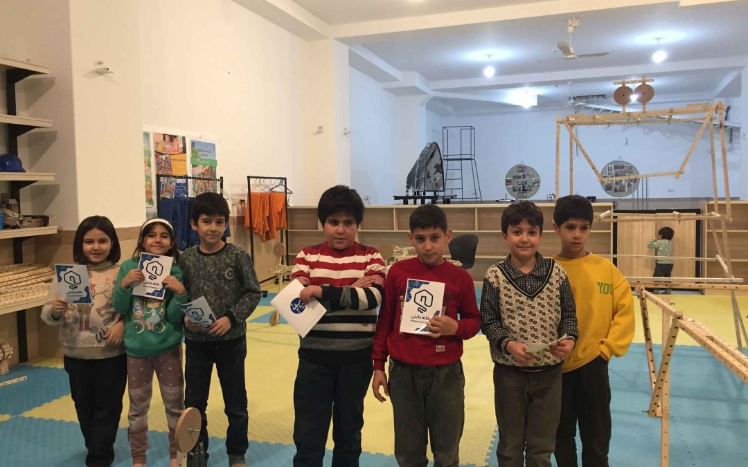 سازه‌بازی خانه دانش بنیاد ثبوتی - زنجان - سازه چوبی - دانش‌آموزان