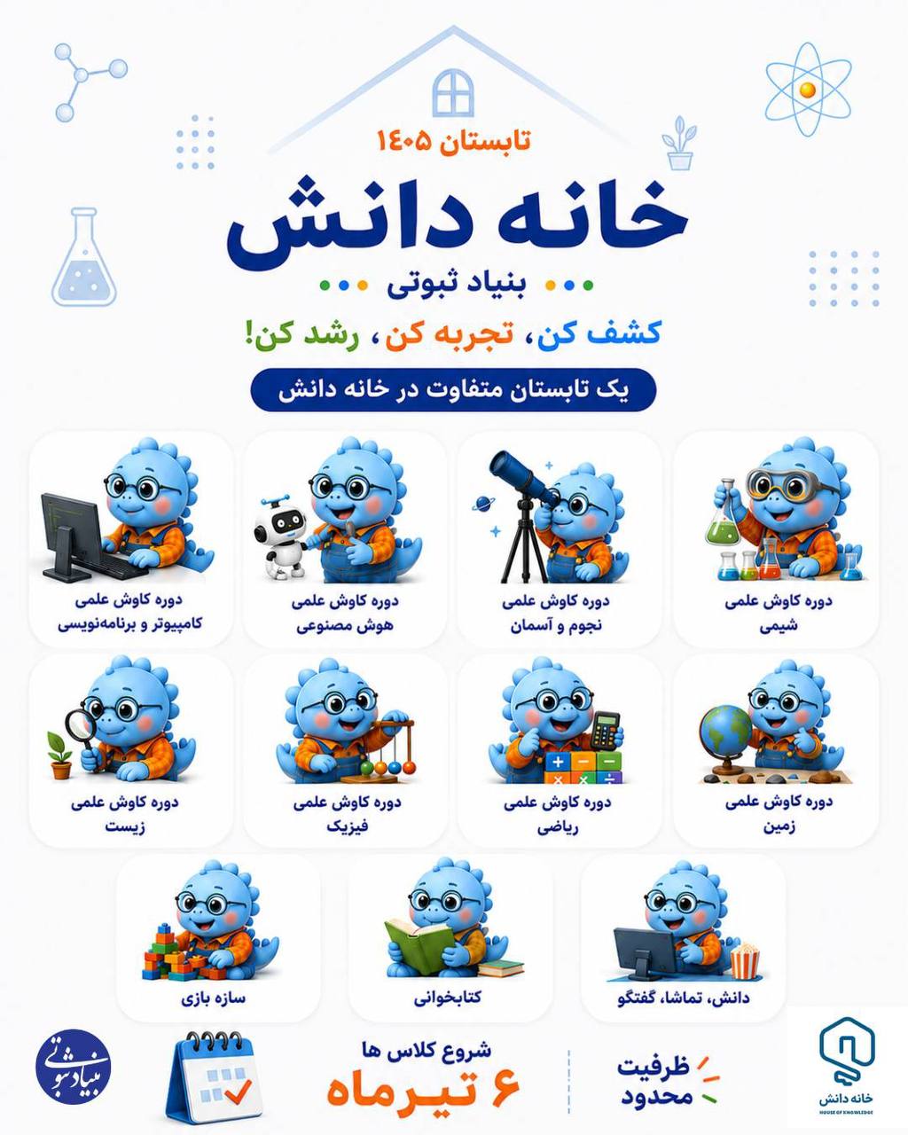 خانه دانش بنیاد ثبوتی-زنجان-ایران-تابستان 1405